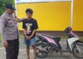 Kurang 24 Jam, Polsek Lamala Ungkap Kasus Penipuan/Penggelapan Motor