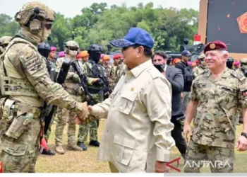 Prabowo-Raja Abdullah II saksikan Demonstasi Drone Tentara RI-Yordania