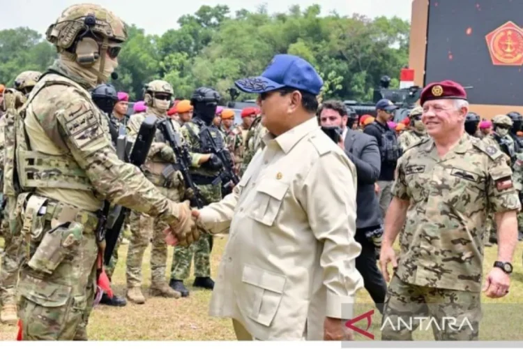 Prabowo-Raja Abdullah II saksikan Demonstasi Drone Tentara RI-Yordania