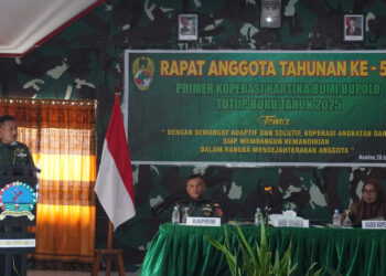 RAT ke-50 Kodim 1506/Namlea, Dandim Tekankan Koperasi Harus Profesional dan Akuntabel