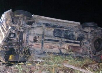 Sopir Diduga Ngantuk, Minibus Terperosok ke Jurang, Enam Orang Luka