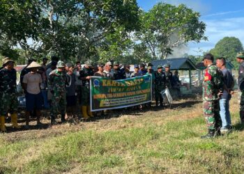 Sambut Ramadhan, Sinergi TNI,Polri dan Warga Bersihkan Pasar hingga Pantai di Namlea
