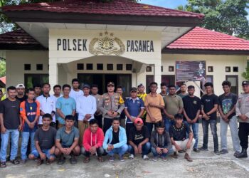 Polsek Pasanea Bentuk Sabuk Kamtibmas, Pemuda Jadi Garda Depan Lawan Miras dan Gangguan Keamanan