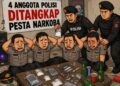 Empat Oknum Anggota Polres Buru Diciduk Saat Pesta Narkoba